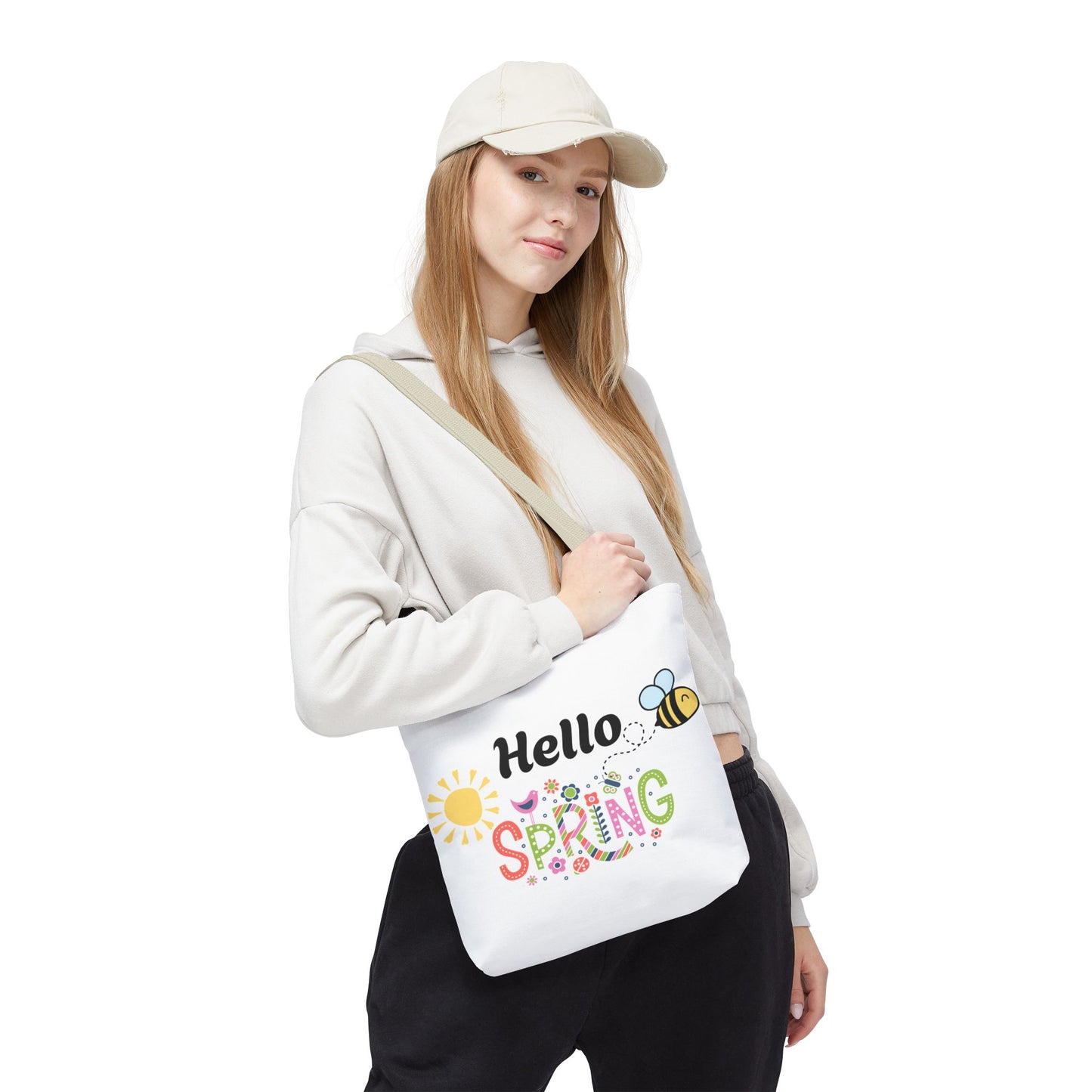 Spring Tote Bag | Hello Spring Bumble Bee