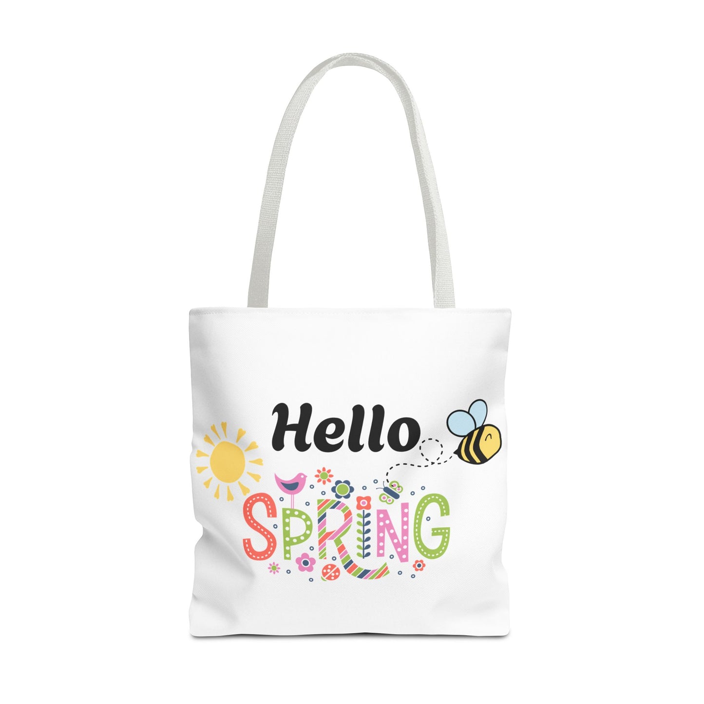 Spring Tote Bag | Hello Spring Bumble Bee