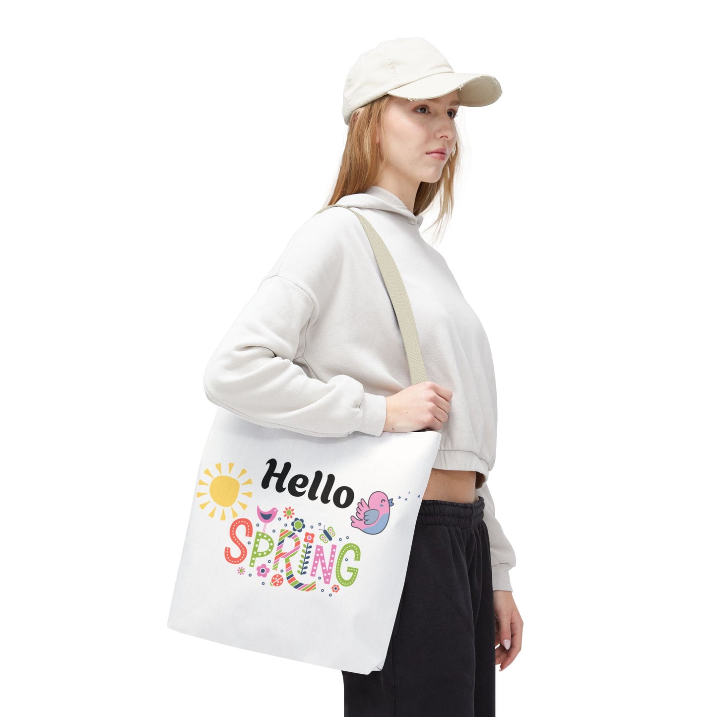 Spring Tote Bag | Hello Spring Tweety Bird