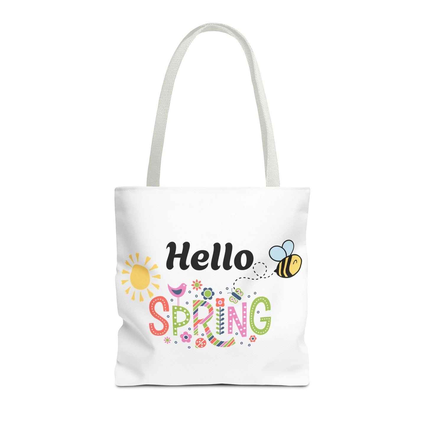 Spring Tote Bag | Hello Spring Bumble Bee