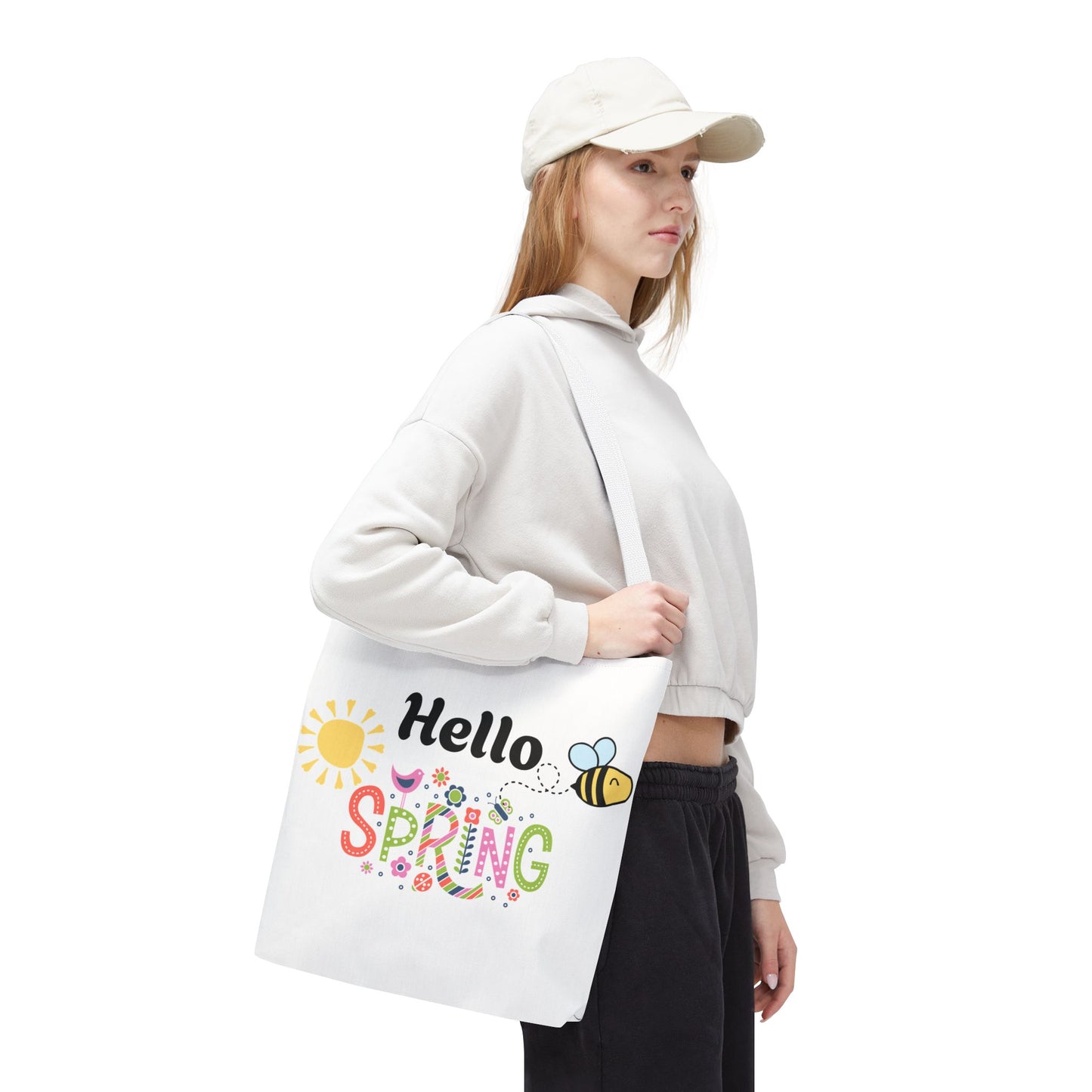 Spring Tote Bag | Hello Spring Bumble Bee
