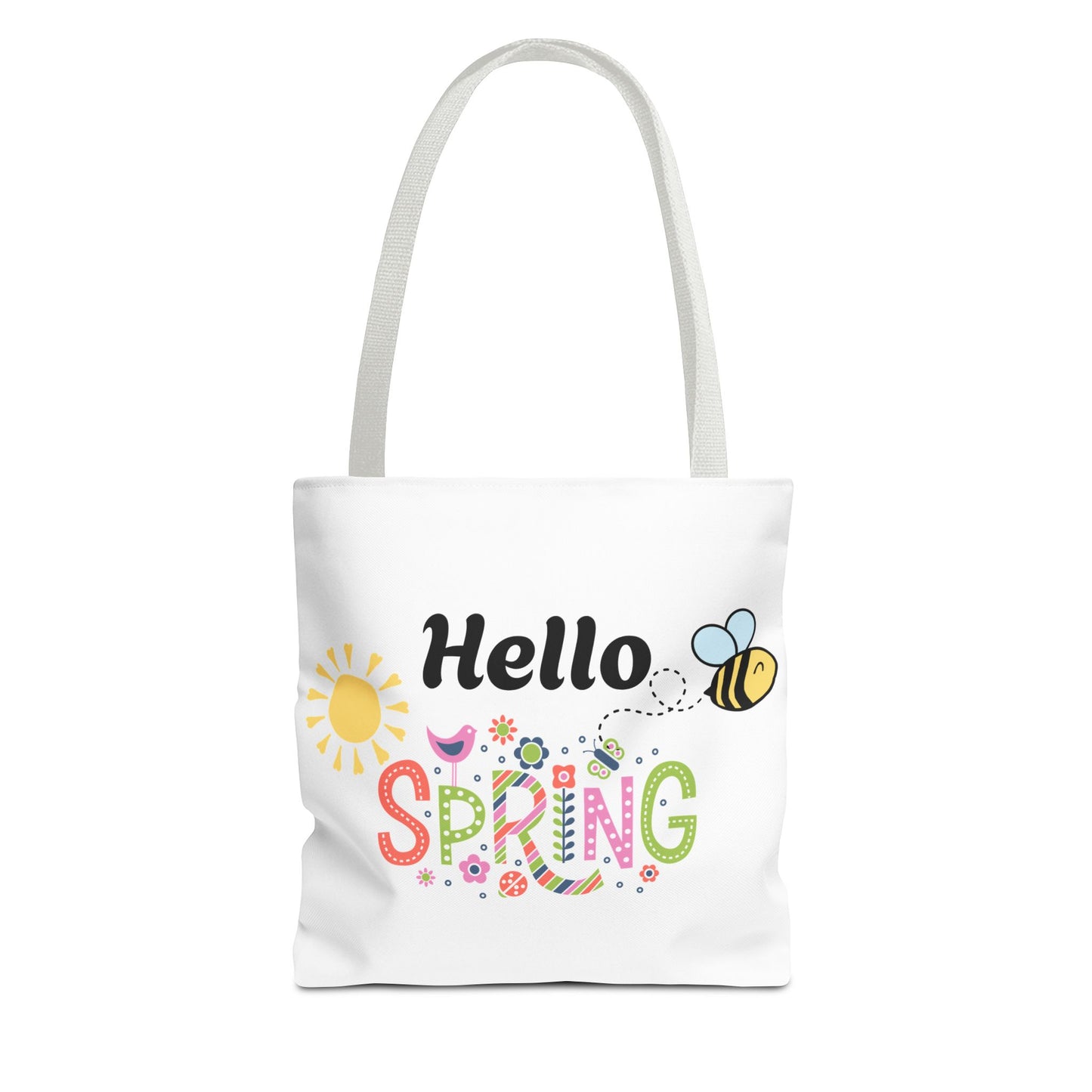 Spring Tote Bag | Hello Spring Bumble Bee