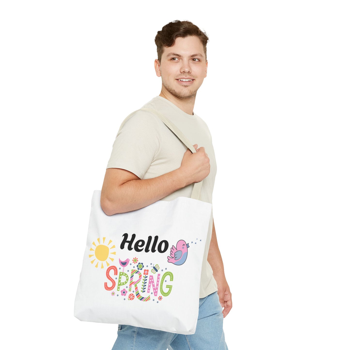 Spring Tote Bag | Hello Spring Tweety Bird
