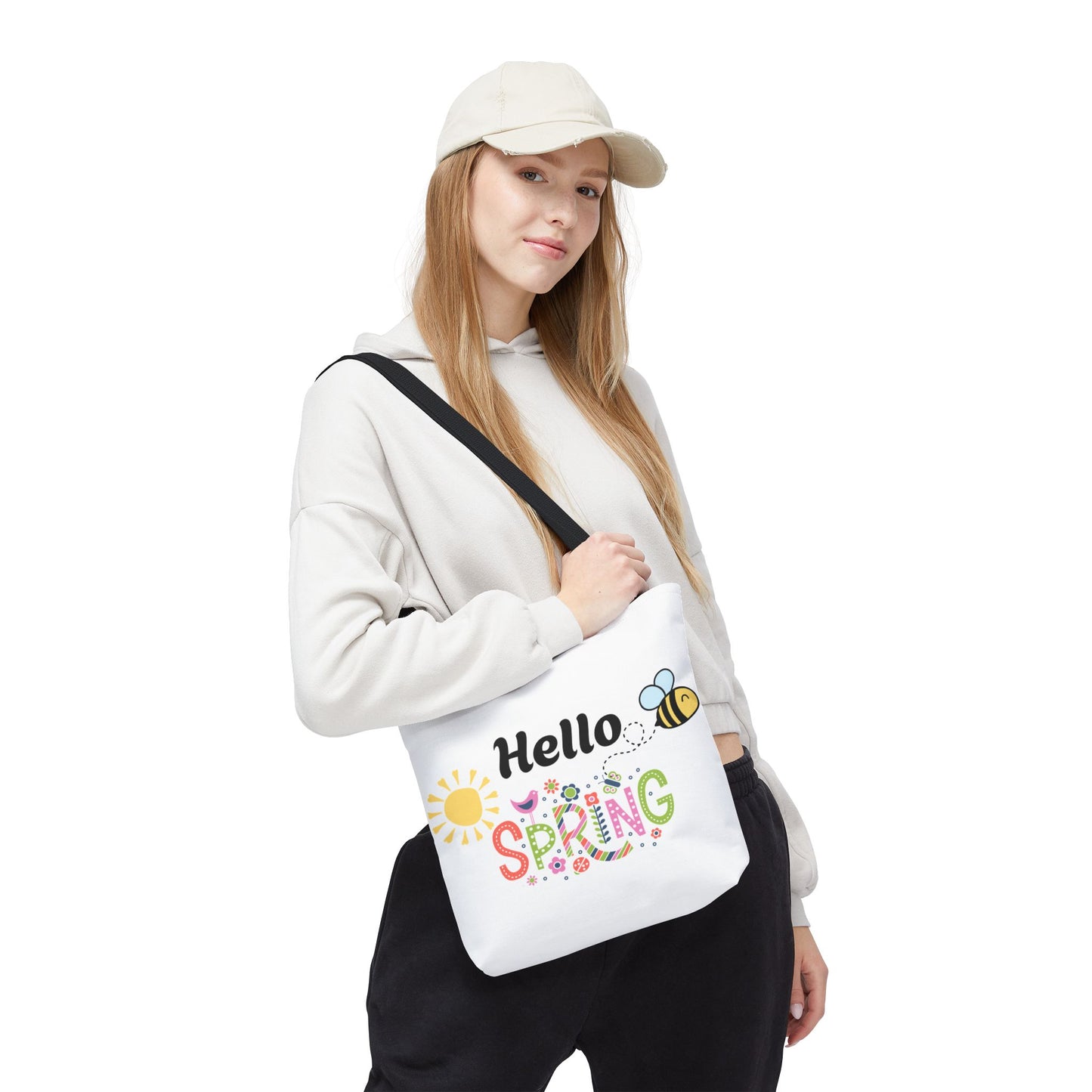 Spring Tote Bag | Hello Spring Bumble Bee