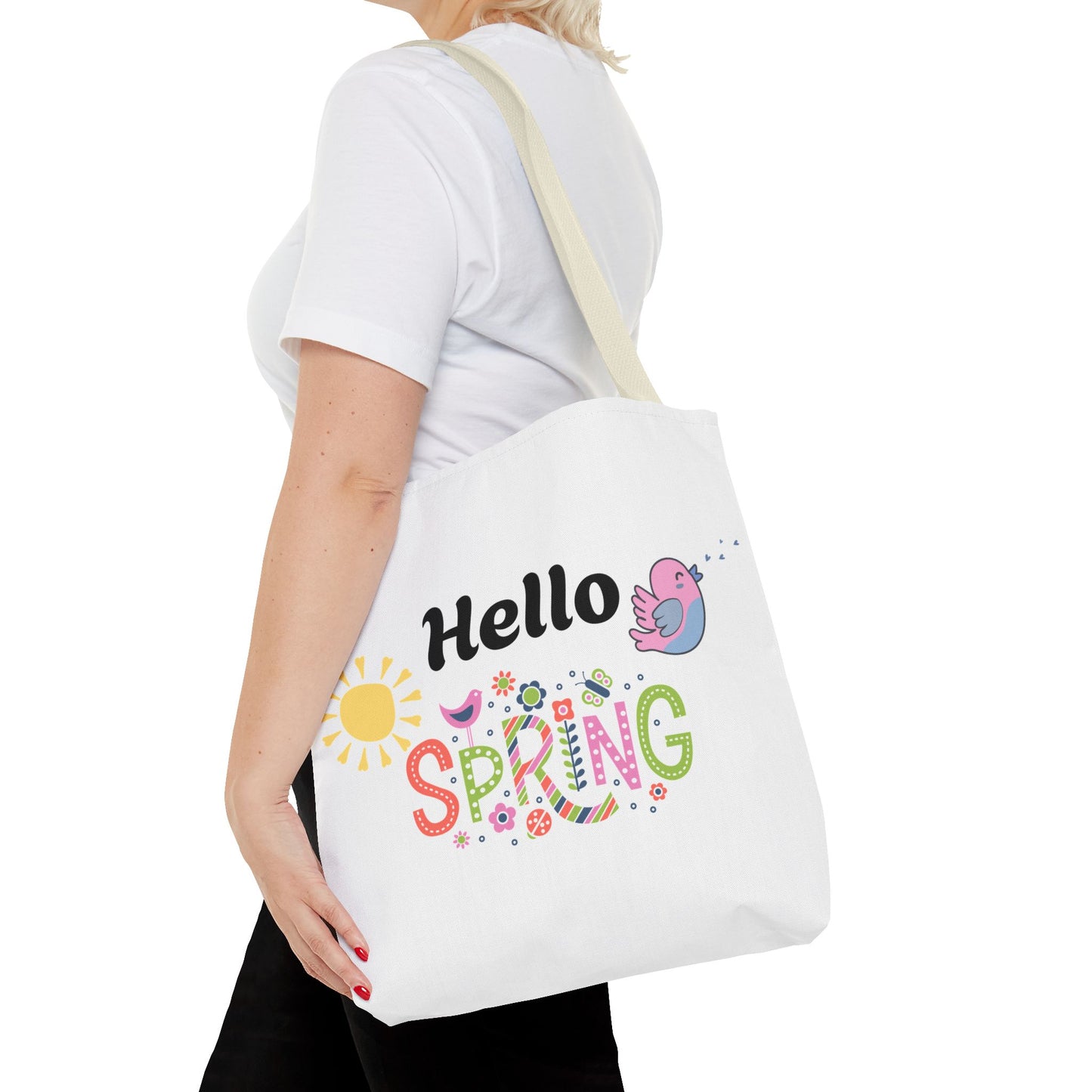 Spring Tote Bag | Hello Spring Tweety Bird