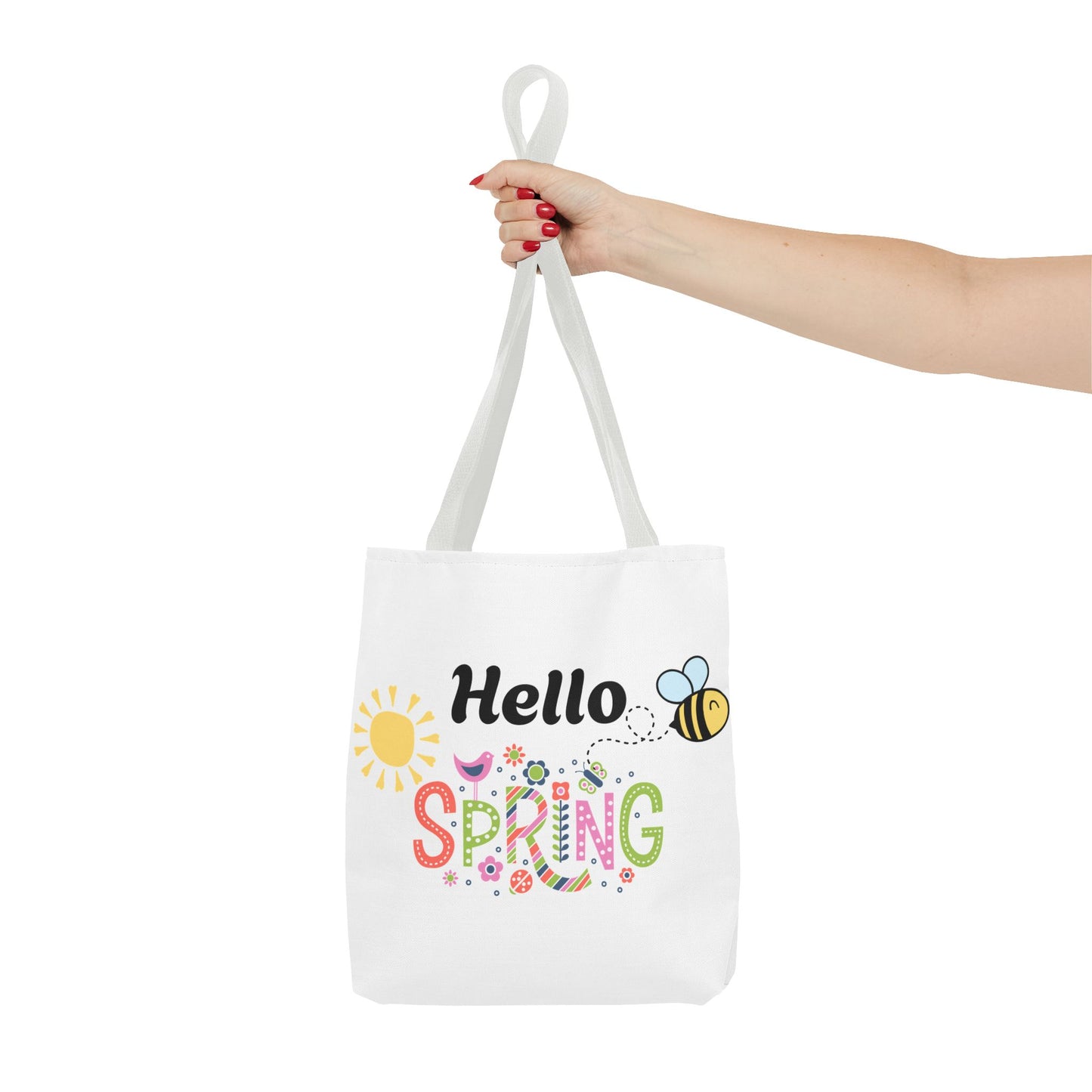 Spring Tote Bag | Hello Spring Bumble Bee